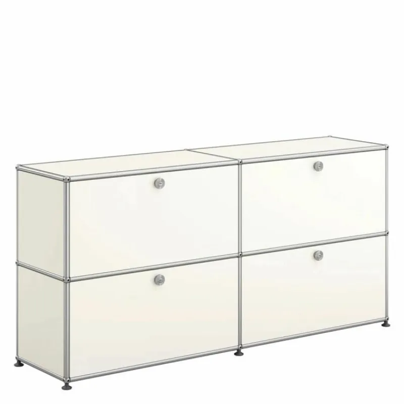Discount Haller Sideboard 2x2 met 4 Klepdeuren Opbergkasten|Wandkasten