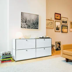 Discount Haller Sideboard 2x2 met 4 Klepdeuren Opbergkasten|Wandkasten