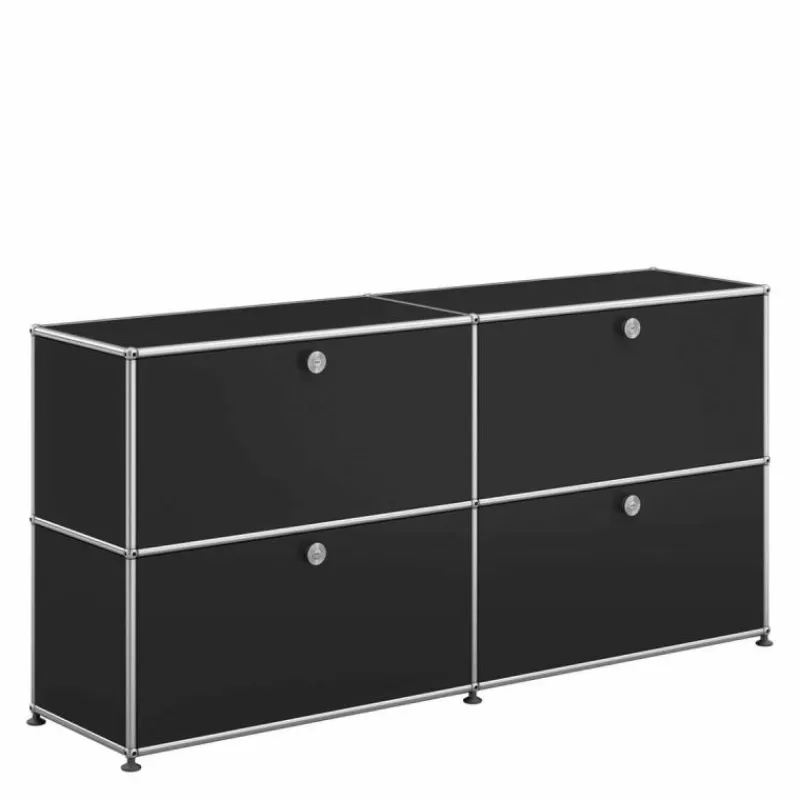 Discount Haller Sideboard 2x2 met 4 Klepdeuren Opbergkasten|Wandkasten