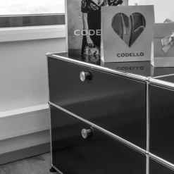 Discount Haller Sideboard 2x2 met 4 Klepdeuren Opbergkasten|Wandkasten