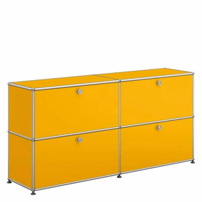 Discount Haller Sideboard 2x2 met 4 Klepdeuren Opbergkasten|Wandkasten