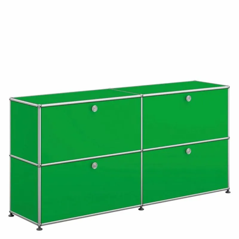 Discount Haller Sideboard 2x2 met 4 Klepdeuren Opbergkasten|Wandkasten
