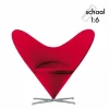 Heart-Shaped Cone Chair Miniatuur Collector S Items