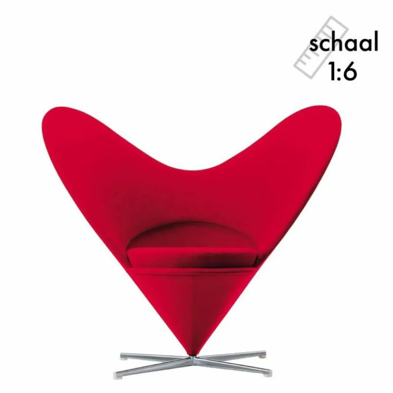Heart-Shaped Cone Chair Miniatuur Collector S Items