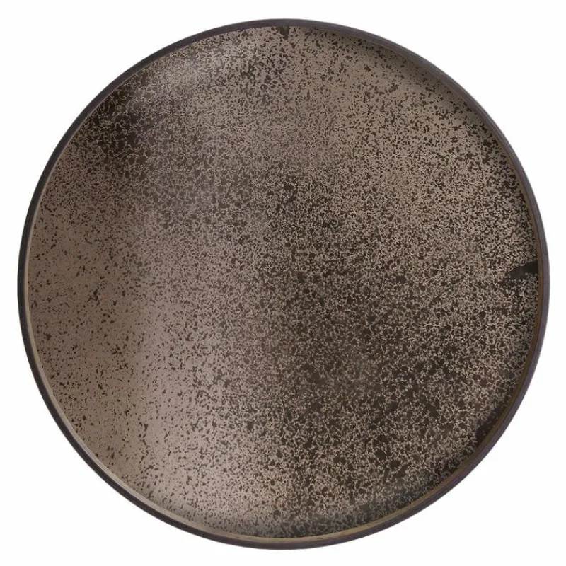 Heavy Aged Bronze Spiegel Dienblad Dienbladen
