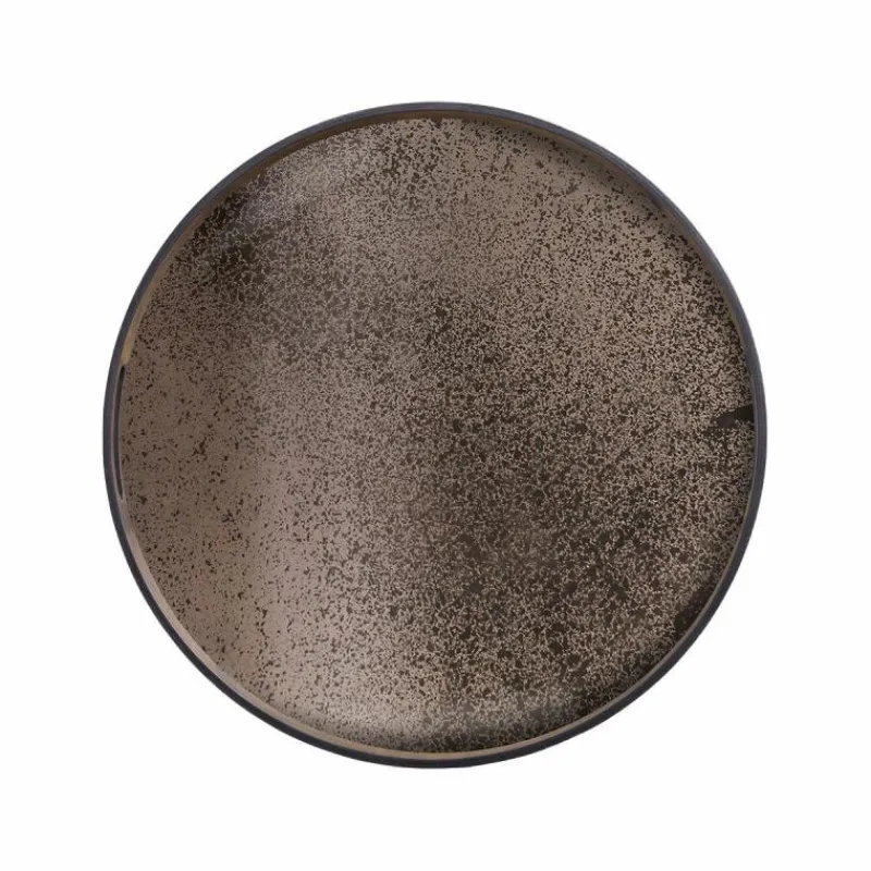 Heavy Aged Bronze Spiegel Dienblad Dienbladen