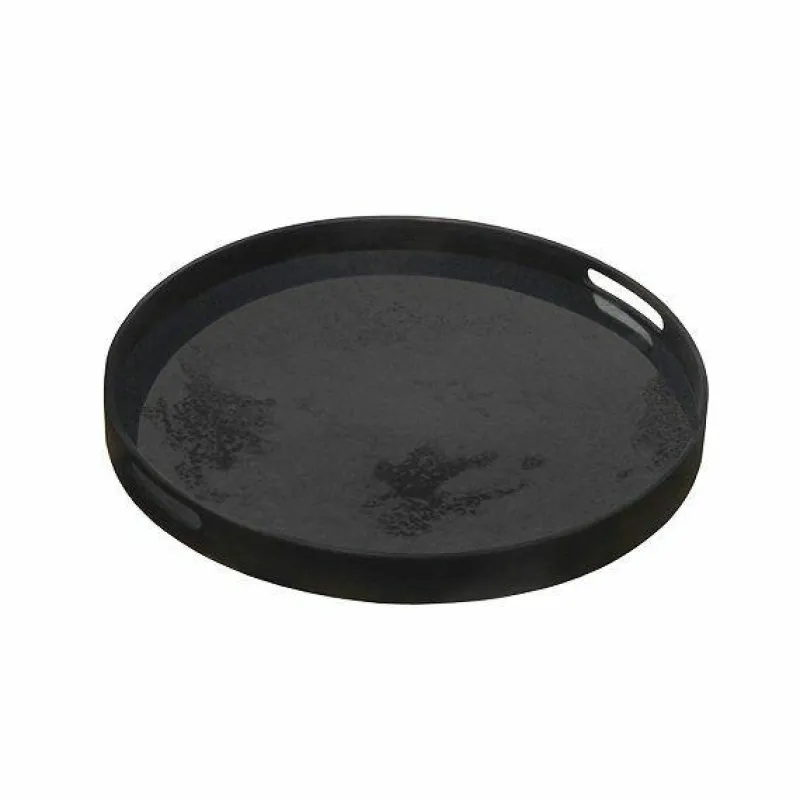 Hot Heavy Aged Charcoal Mirror Dienblad Dienbladen