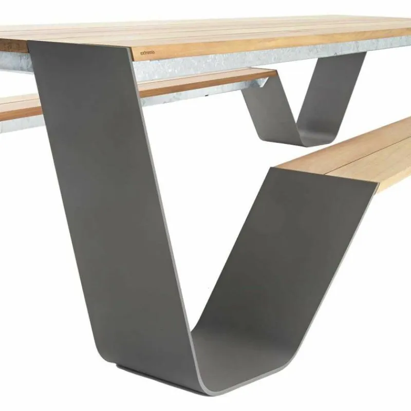 Best Hopper Picnic Picknicktafel - 300 cm. Tuinsets|Tuintafels