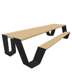 Best Hopper Picnic Picknicktafel - 300 cm. Tuinsets|Tuintafels