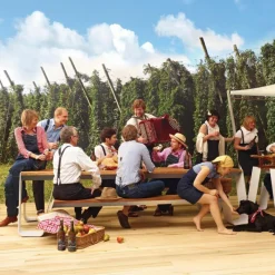 Online Hopper Picnic Picknicktafel - 240 cm. Tuinsets|Tuintafels