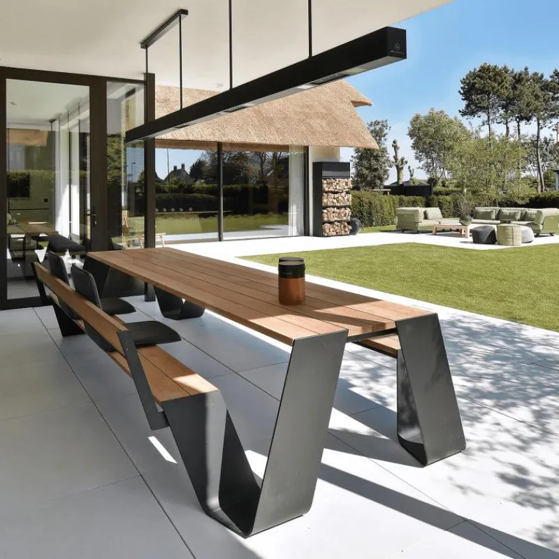 Hopper Picnic Picknicktafel - 360 cm. Tuinsets|Tuintafels