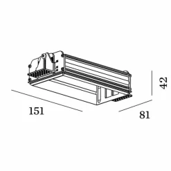 Inbouwframe Strange 2.0 Sneak trimless 2.0 Inbouwspots