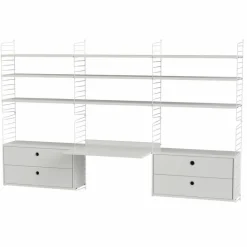 Best Kantoor Combinatie 6 Opbergkasten|Wandtafels