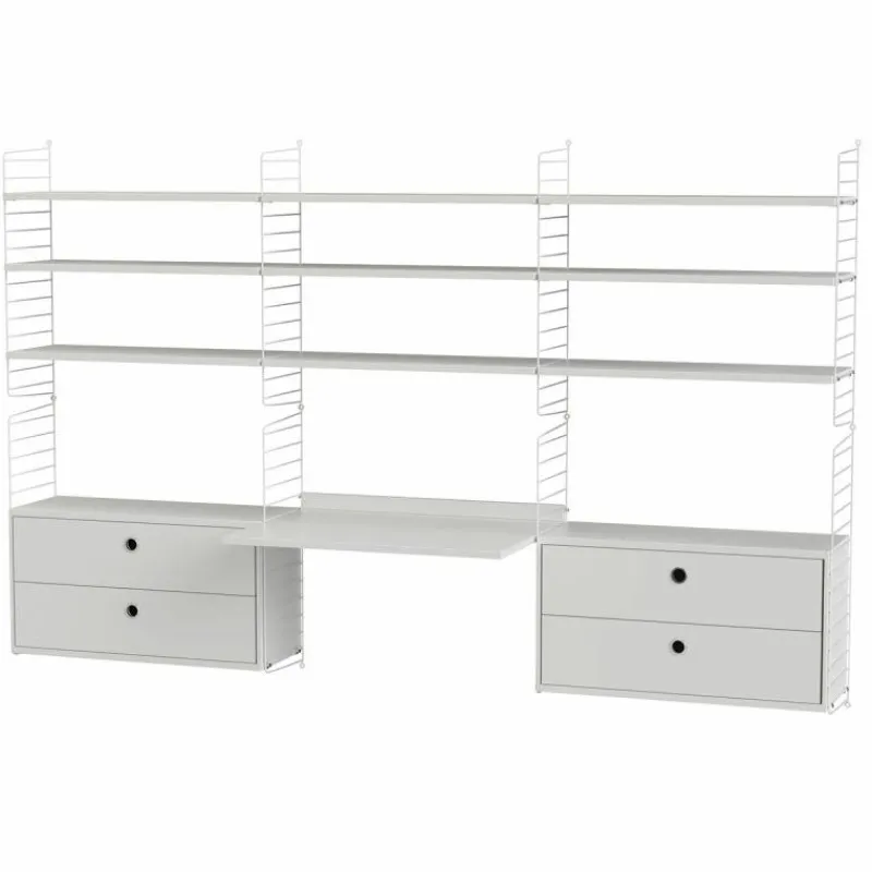 Best Kantoor Combinatie 6 Opbergkasten|Wandtafels