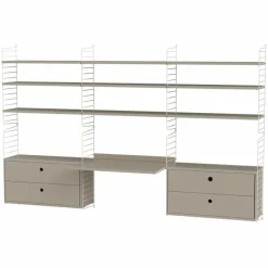 Best Kantoor Combinatie 6 Opbergkasten|Wandtafels