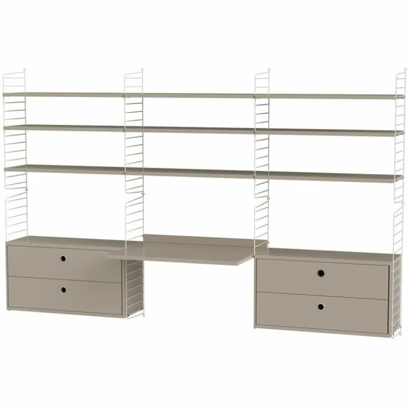 Best Kantoor Combinatie 6 Opbergkasten|Wandtafels