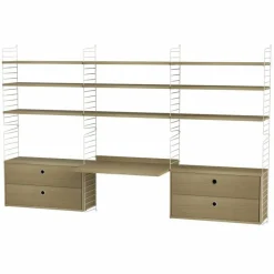 Best Kantoor Combinatie 6 Opbergkasten|Wandtafels