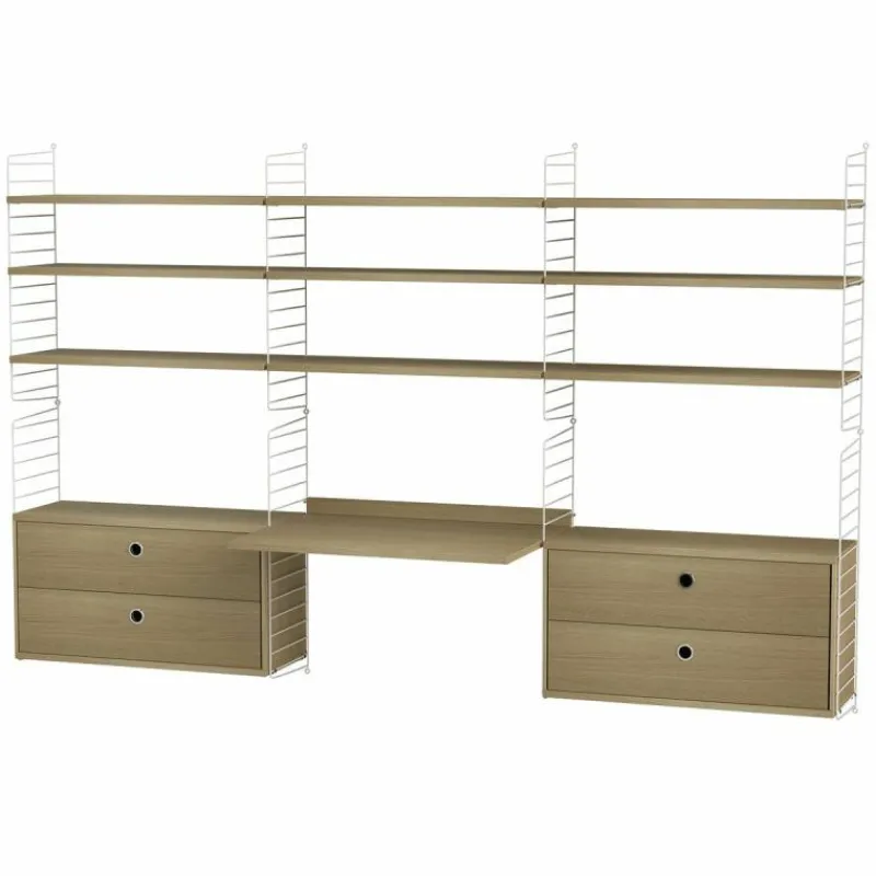 Best Kantoor Combinatie 6 Opbergkasten|Wandtafels