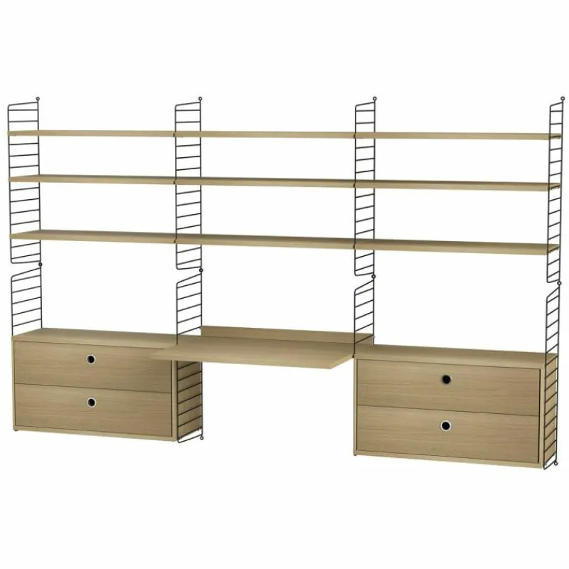 Best Kantoor Combinatie 6 Opbergkasten|Wandtafels