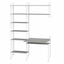 Kantoor Combinatie 7 Wandkasten|Wandtafels