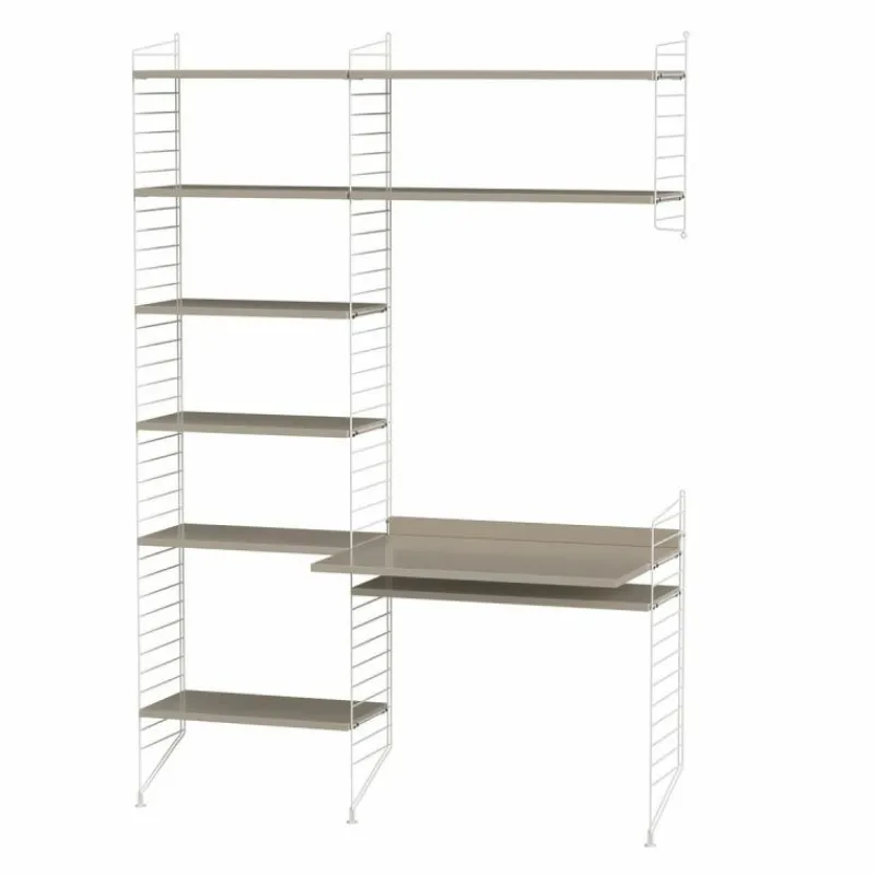 Kantoor Combinatie 7 Wandkasten|Wandtafels