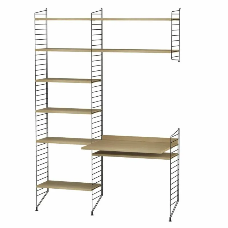 Kantoor Combinatie 7 Wandkasten|Wandtafels