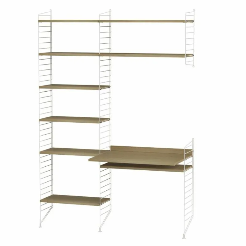 Kantoor Combinatie 7 Wandkasten|Wandtafels