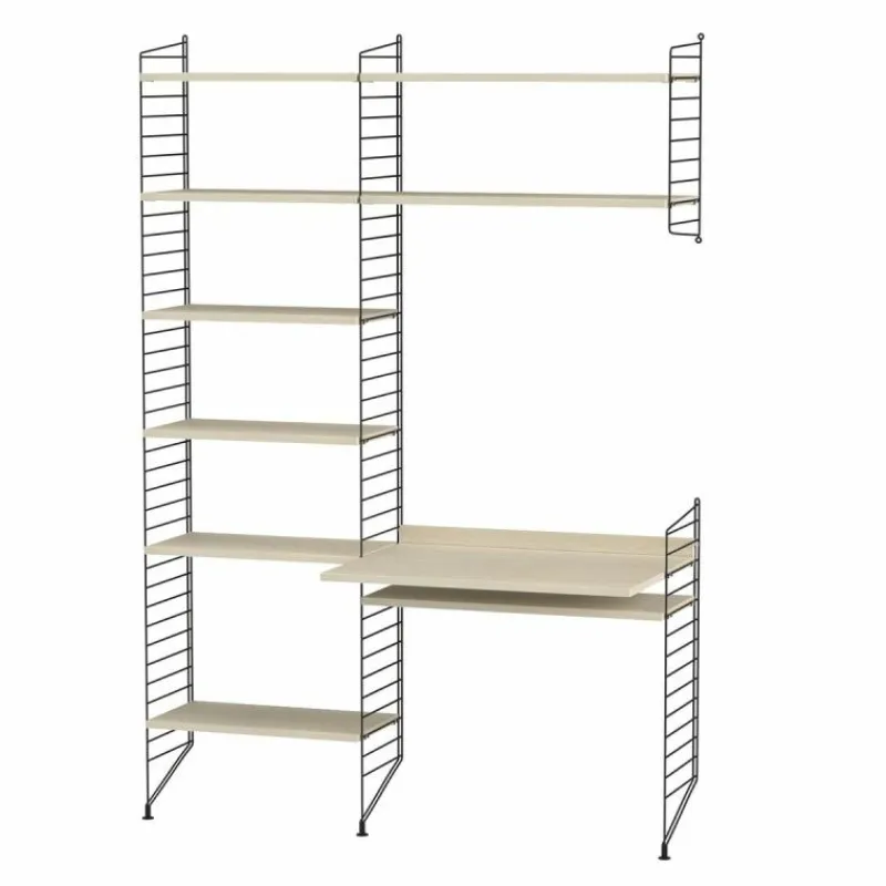 Kantoor Combinatie 7 Wandkasten|Wandtafels