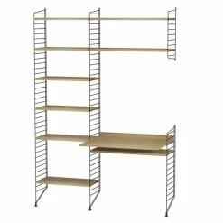 Kantoor Combinatie 7 Wandkasten|Wandtafels