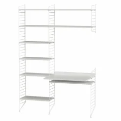 Kantoor Combinatie 7 Wandkasten|Wandtafels
