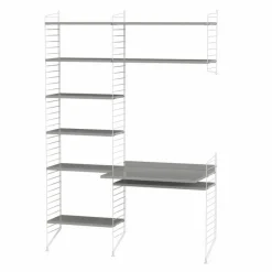 Kantoor Combinatie 7 Wandkasten|Wandtafels