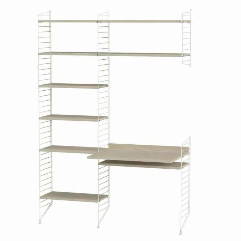 Kantoor Combinatie 7 Wandkasten|Wandtafels