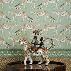 Outlet Leopard Walk Behang Behang|Behang Kinderkamer
