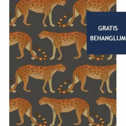 Outlet Leopard Walk Behang Behang|Behang Kinderkamer