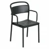 Clearance Linear Steel Armstoel Tuinstoelen