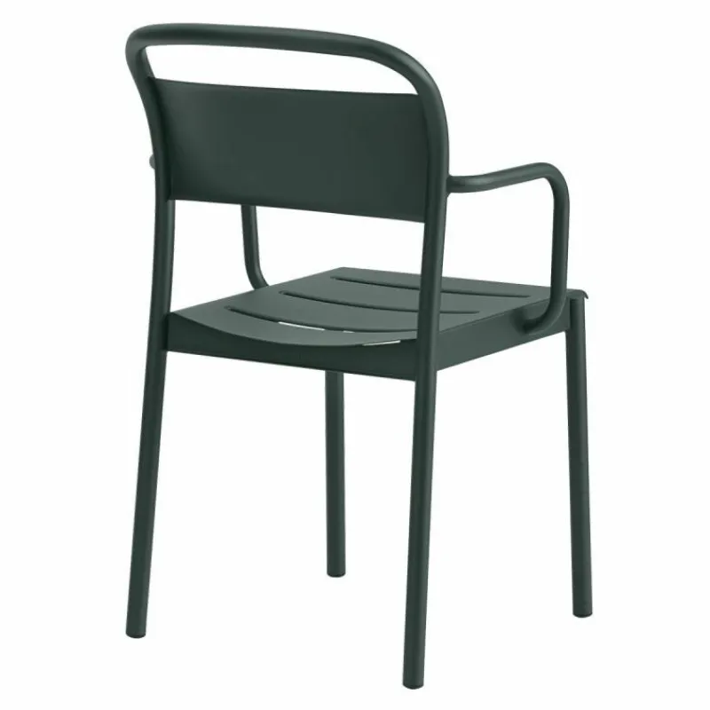 Clearance Linear Steel Armstoel Tuinstoelen
