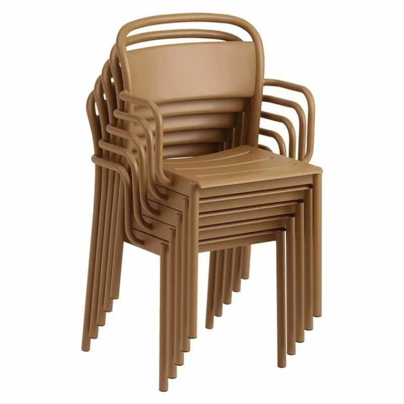 Clearance Linear Steel Armstoel Tuinstoelen