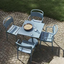 Clearance Linear Steel Armstoel Tuinstoelen