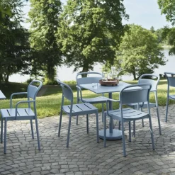 Clearance Linear Steel Armstoel Tuinstoelen
