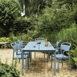 Clearance Linear Steel Armstoel Tuinstoelen