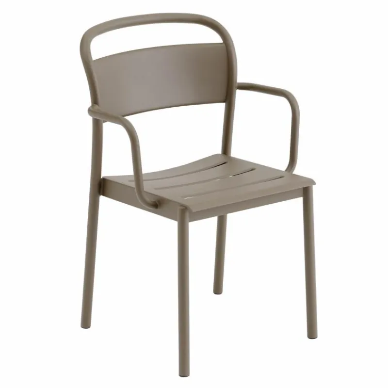 Clearance Linear Steel Armstoel Tuinstoelen