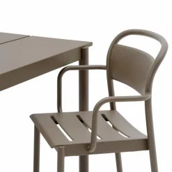 Clearance Linear Steel Armstoel Tuinstoelen