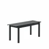 Outlet Linear Steel Bench Tuinbanken