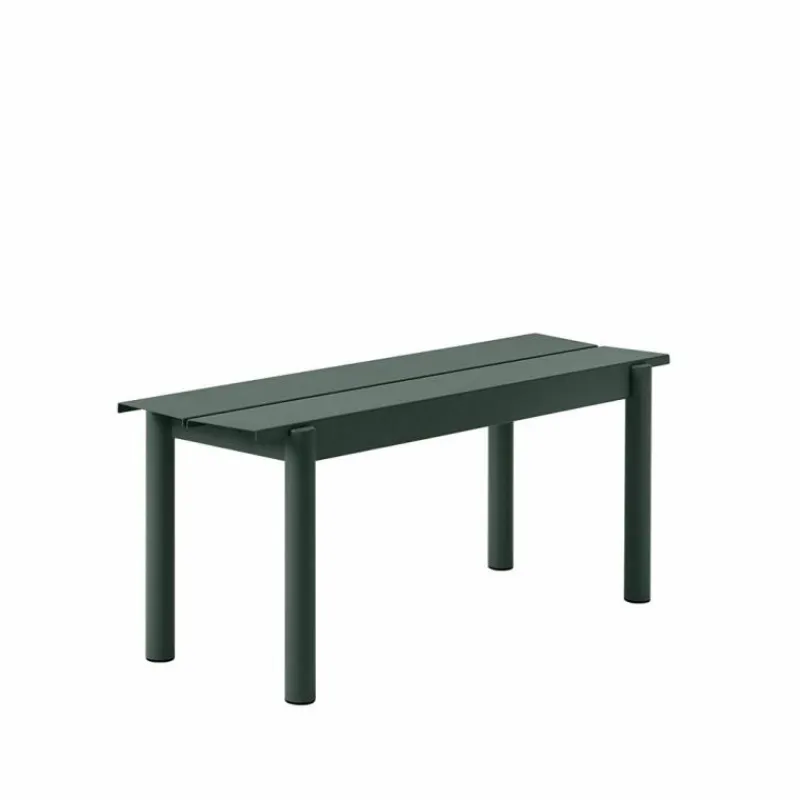 Outlet Linear Steel Bench Tuinbanken