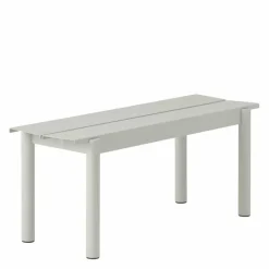 Outlet Linear Steel Bench Tuinbanken