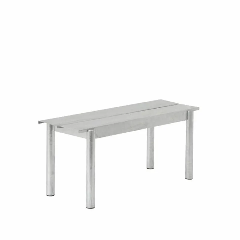 Outlet Linear Steel Bench Tuinbanken