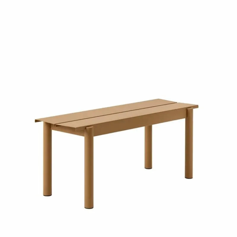 Outlet Linear Steel Bench Tuinbanken