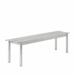 Outlet Linear Steel Bench Tuinbanken