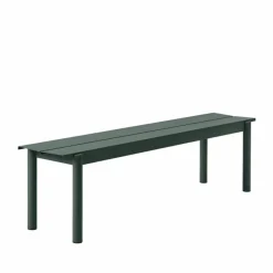 Outlet Linear Steel Bench Tuinbanken
