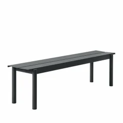 Outlet Linear Steel Bench Tuinbanken